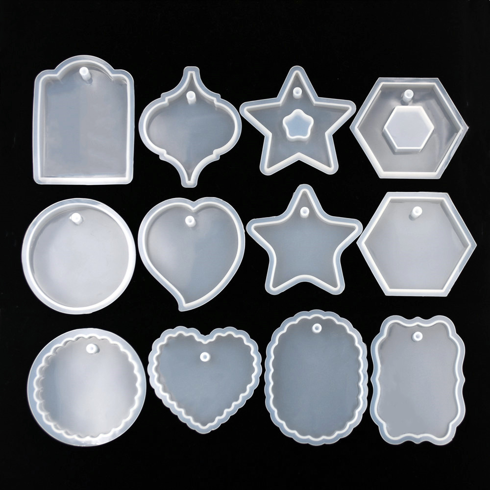Jewelry Making Tutorials - 1PC Tag Silicone Mold Resin Silicone