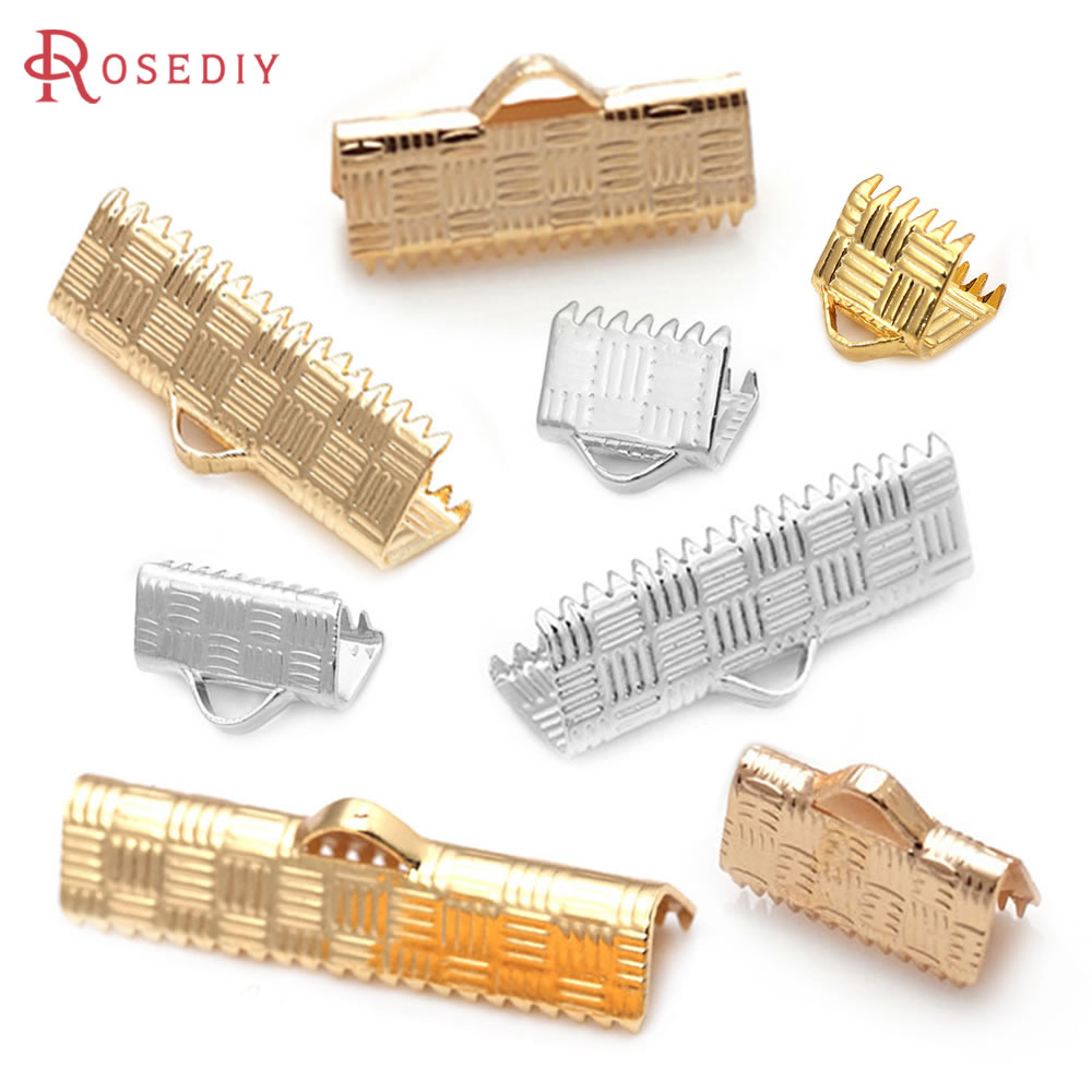 Jewelry Making Store - 18K Gold Color RopeBracelet Ends Fastener