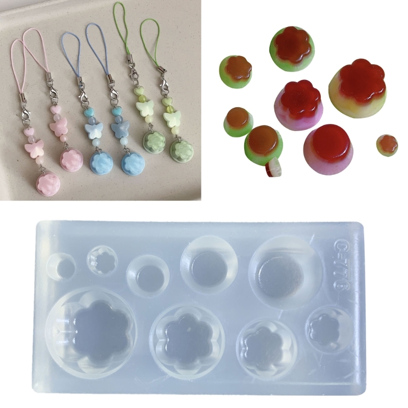 Jewelry Making Tutorials - Cute Pudding Shape Silicone Mold for