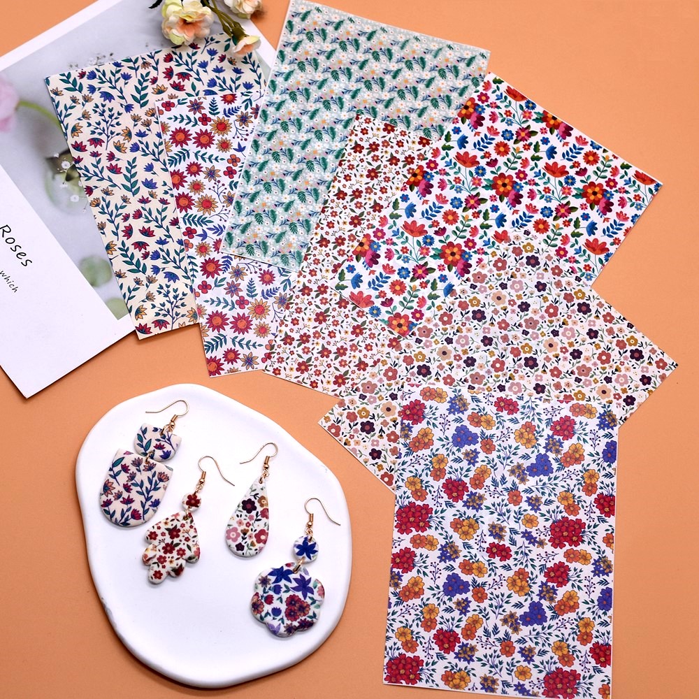 Jewelry Making Tutorials - SNASAN DIY Sumptuous Flower Watercolor Transfer