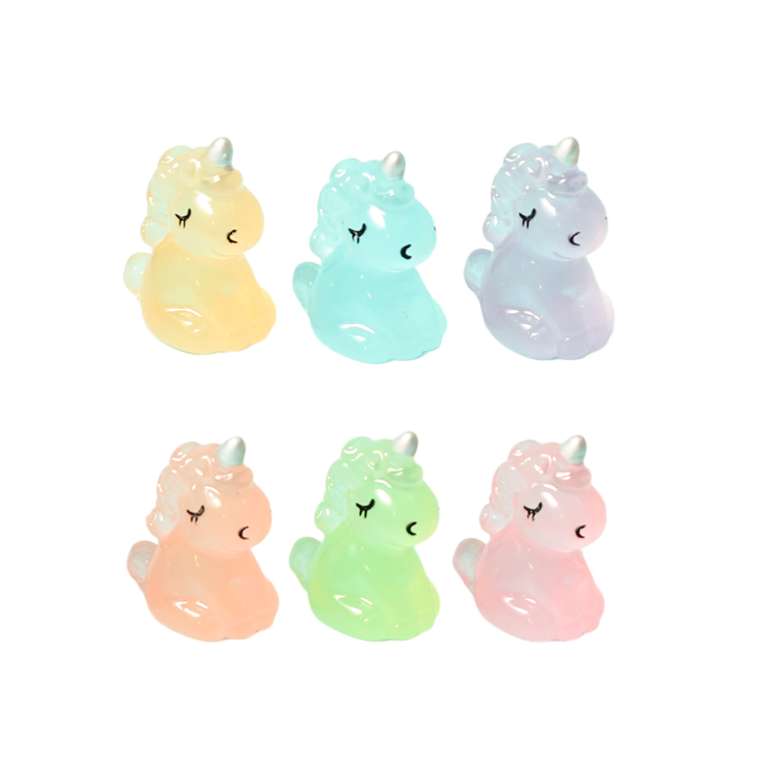10Pcs Kawaii Cute Luminous 3D  - Jewelry Making 4 Year Old review and price