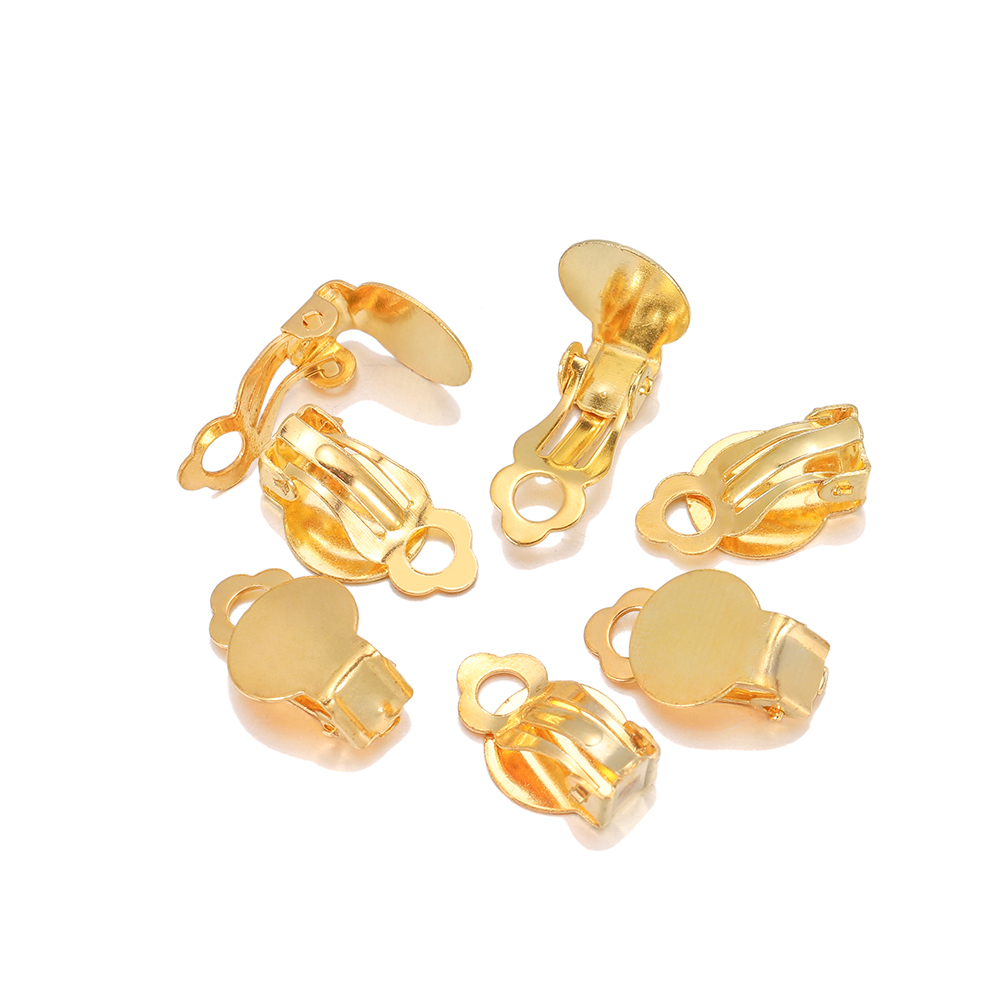 50pcs/Lot 10mm Meatl Ear Clips - Jewelry Making Set review and price