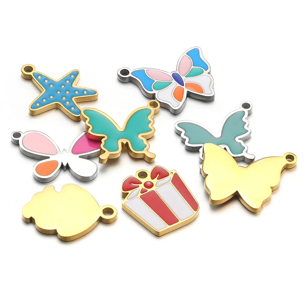 5pcs Stainless Steel Star Butt - Jewelry Making 4 Year Old review and price