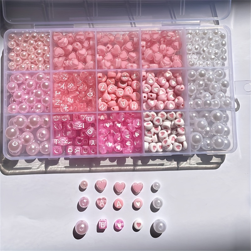 10-Piece Pink Alphabet Box, Ac - Jewelry Making Tutorials review and price