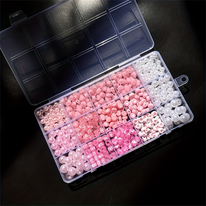 10-Piece Pink Alphabet Box, Ac - Jewelry Making Tutorials review and price