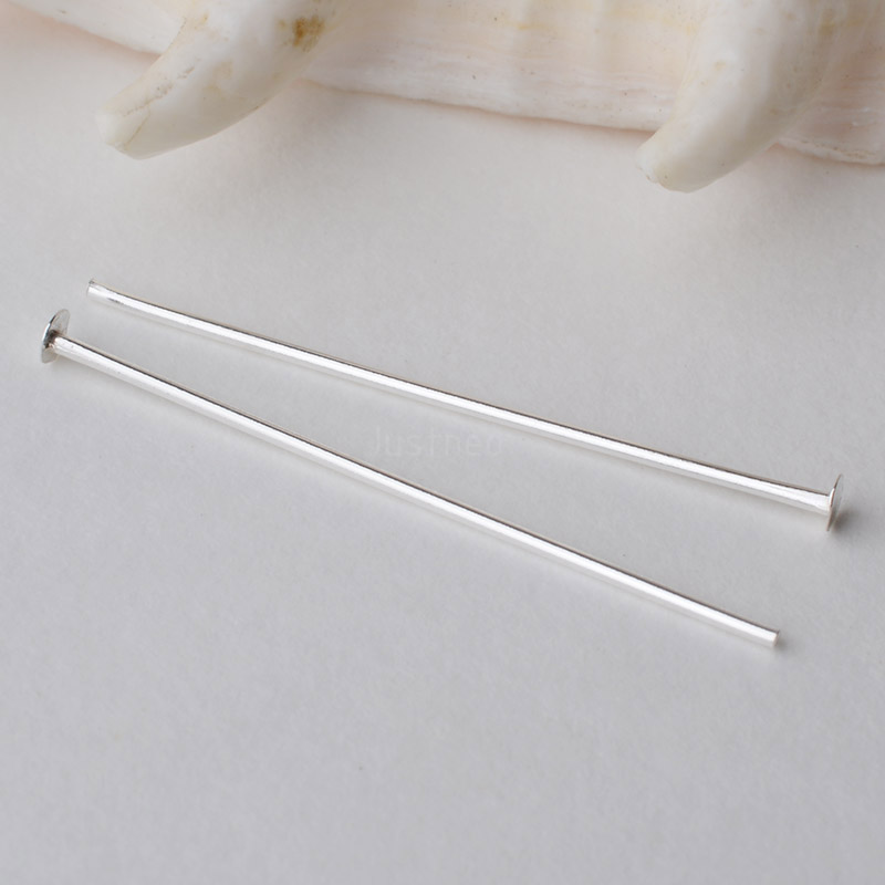 925 Sterling Silver Flat Head  - Jewelry Making Silver review and price