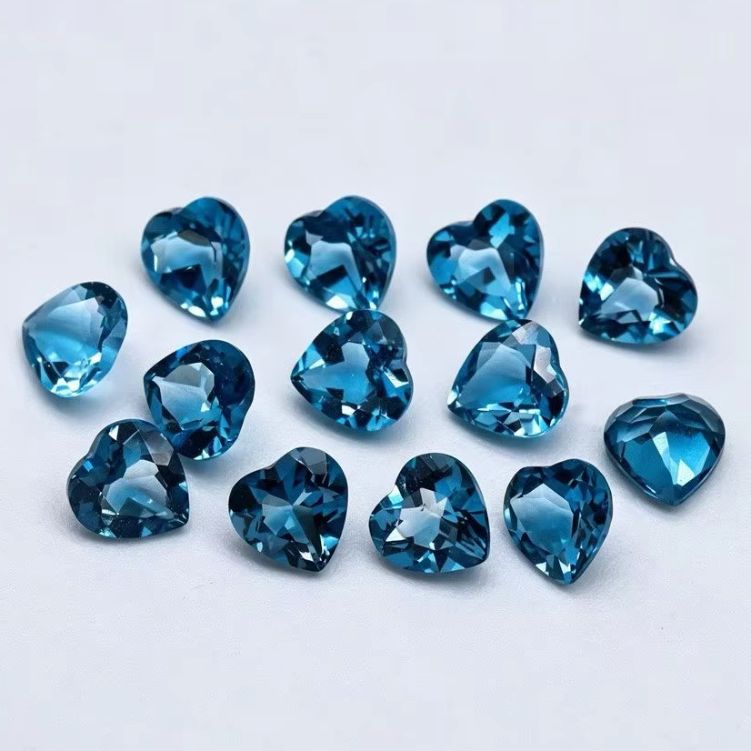 Natural Heart Cut London Blue  - Jewelry Making In London review and price