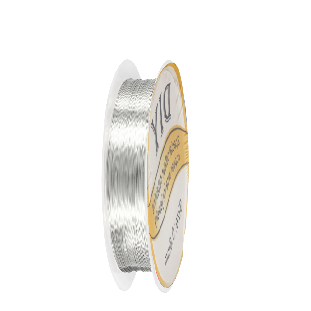 1Roll Silver Copper Wire 0.3/0 - Jewelry Making Silver review and price