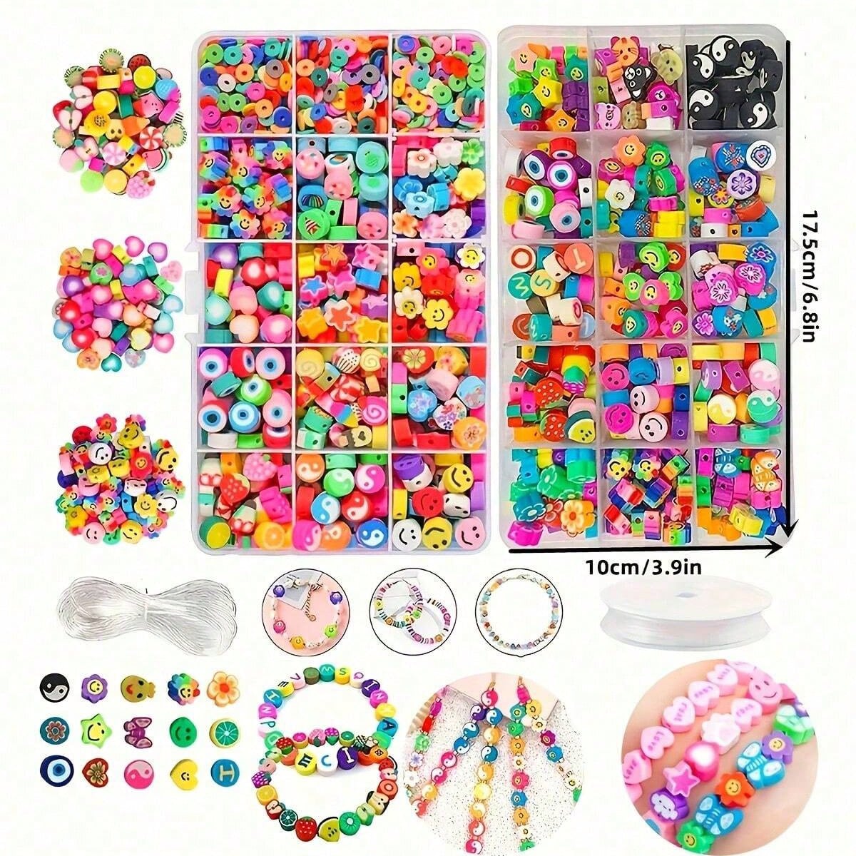 1450/1200/250pcs Polymer Clay  - Jewelry Making Set review and price