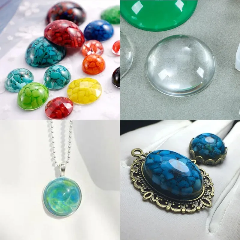 1pcs Silicone Mold Half Ball O - Jewelry Making Tutorials review and price