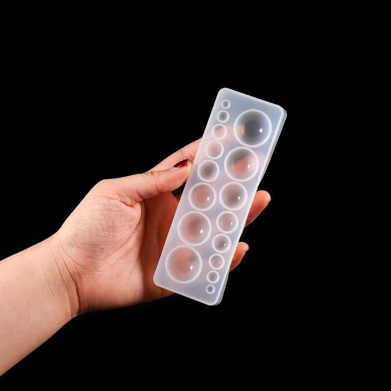 1pcs Silicone Mold Half Ball O - Jewelry Making Tutorials review and price