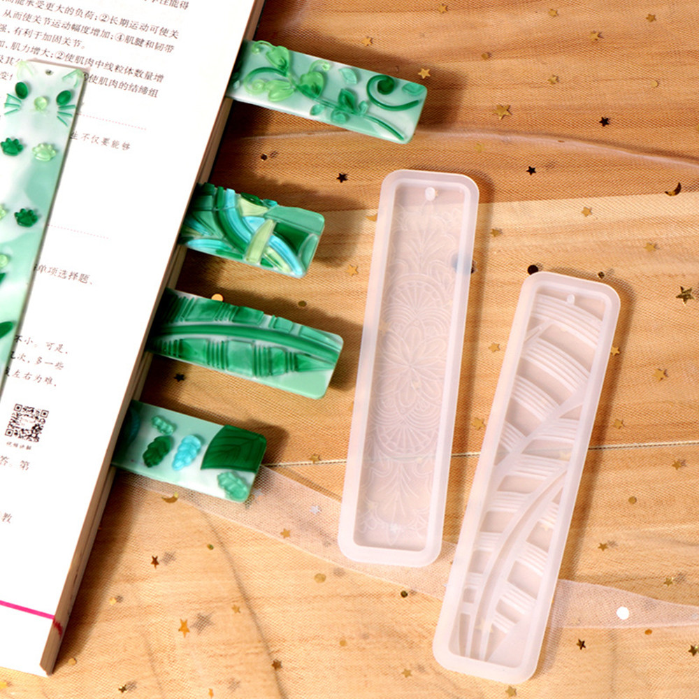 Leaves Bookmark Silicone Mold  - Jewelry Making Tutorials review and price