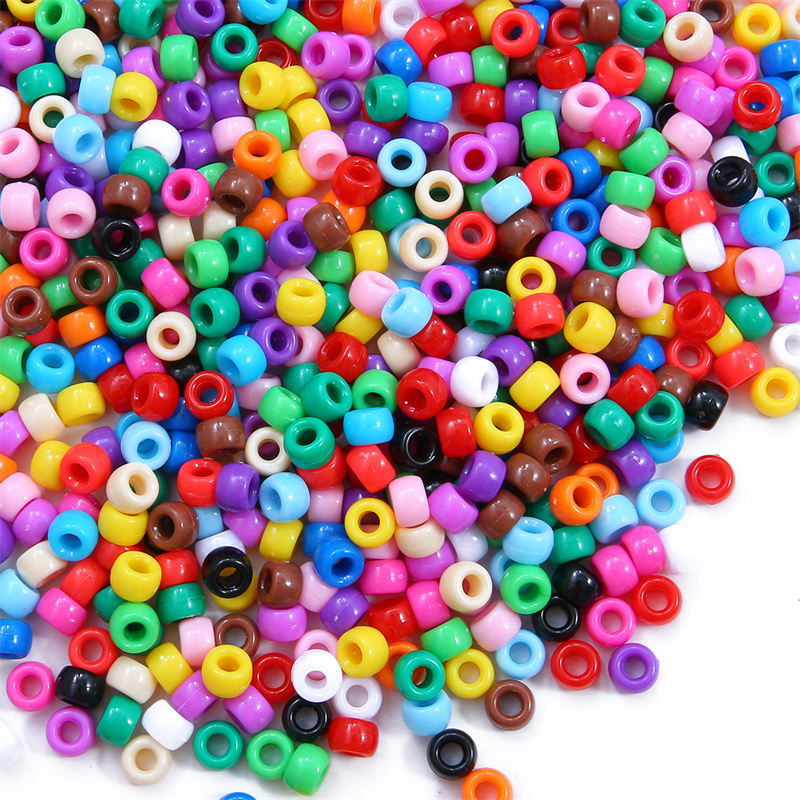 100pcs 6x9mm Large Hole Plasti - Jewelry Making 4 Year Old review and price