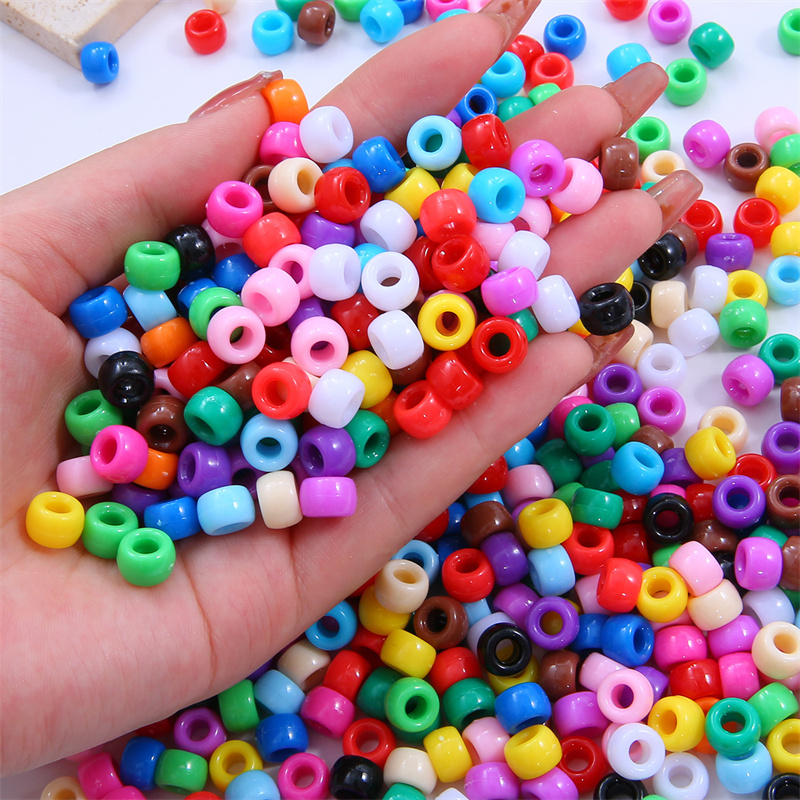 100pcs 6x9mm Large Hole Plasti - Jewelry Making 4 Year Old review and price