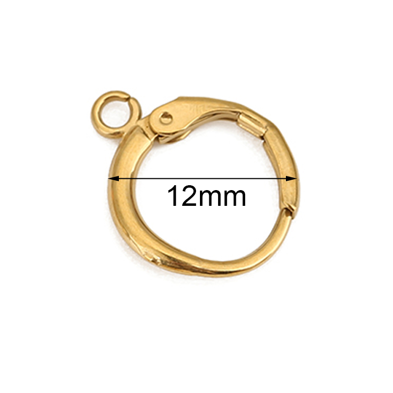 10pcs 12mm Hypoallergenic Earr - Jewelry Making Kit For Adults review and price