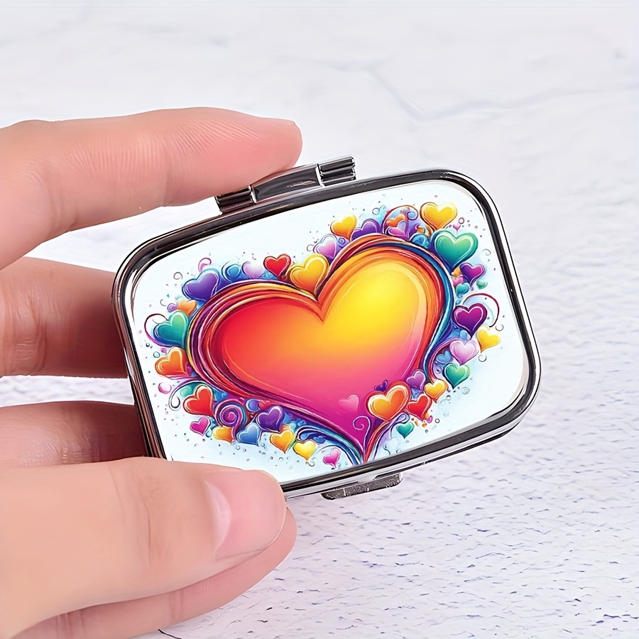 A Heart-Shaped Mini Pill Box,  - Jewelry Making Store review and price