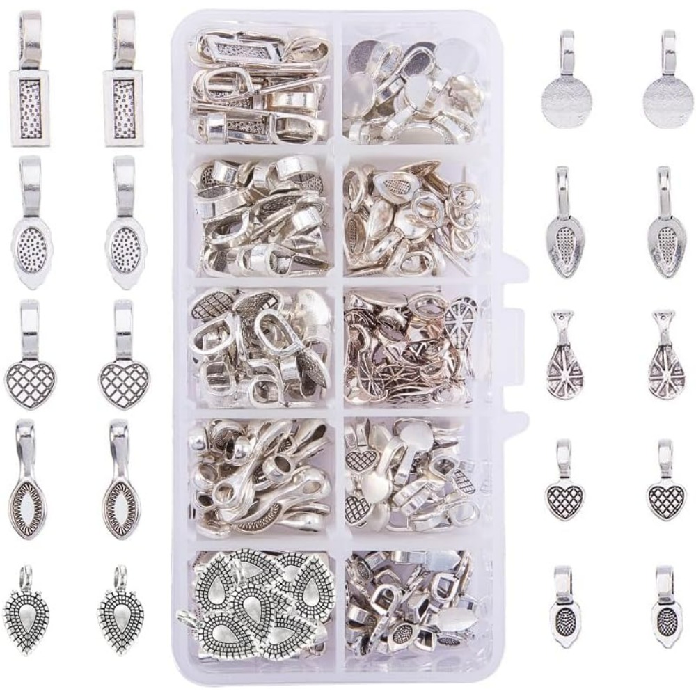 200 Pieces 10 Style Tibetan Si - Jewelry Making Silver review and price