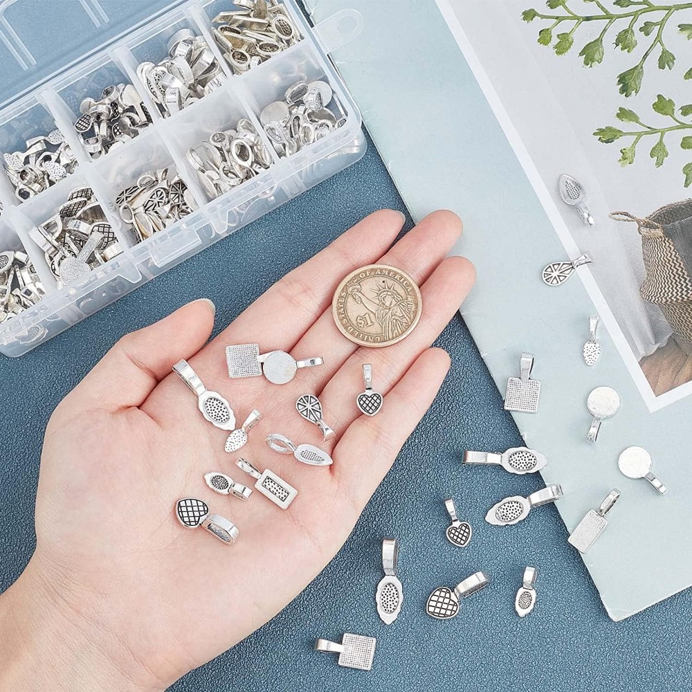 200 Pieces 10 Style Tibetan Si - Jewelry Making Silver review and price