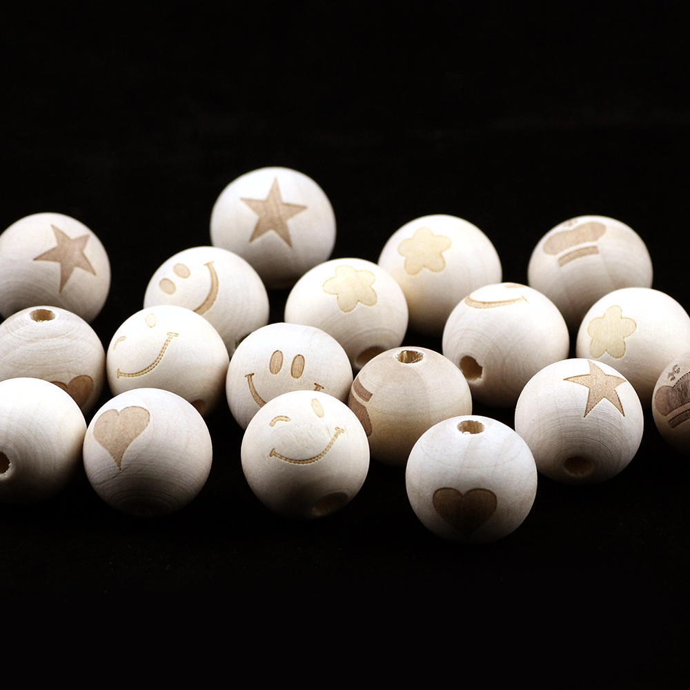 10pcs 20mm Round Natural Wood  - Jewelry Making 4 Year Old review and price