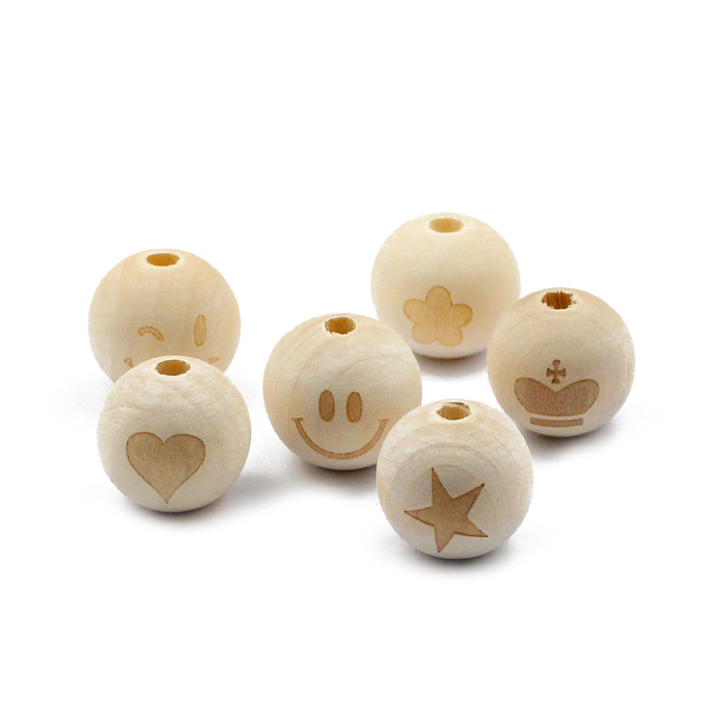 10pcs 20mm Round Natural Wood  - Jewelry Making 4 Year Old review and price