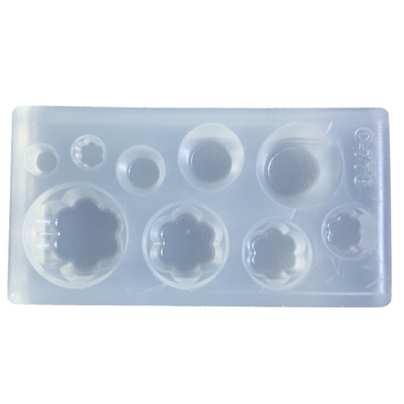 Cute Pudding Shape Silicone Mo - Jewelry Making Tutorials review and price