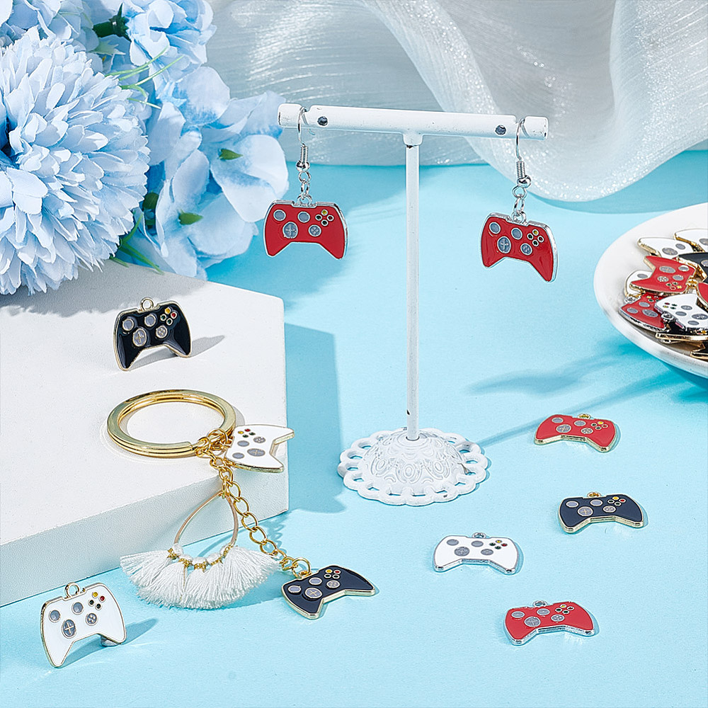 60Pcs Video Game Controller Ch - Jewelry Making Videos review and price