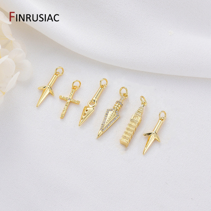 14K Gold Plated Brass Cross/Lo - Jewelry Making In London review and price