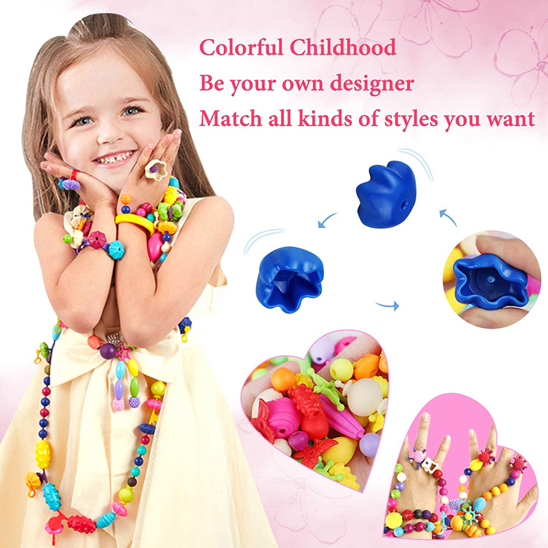 100pcs Pop Beads Children Girl - Jewelry Making 4 Year Old review and price