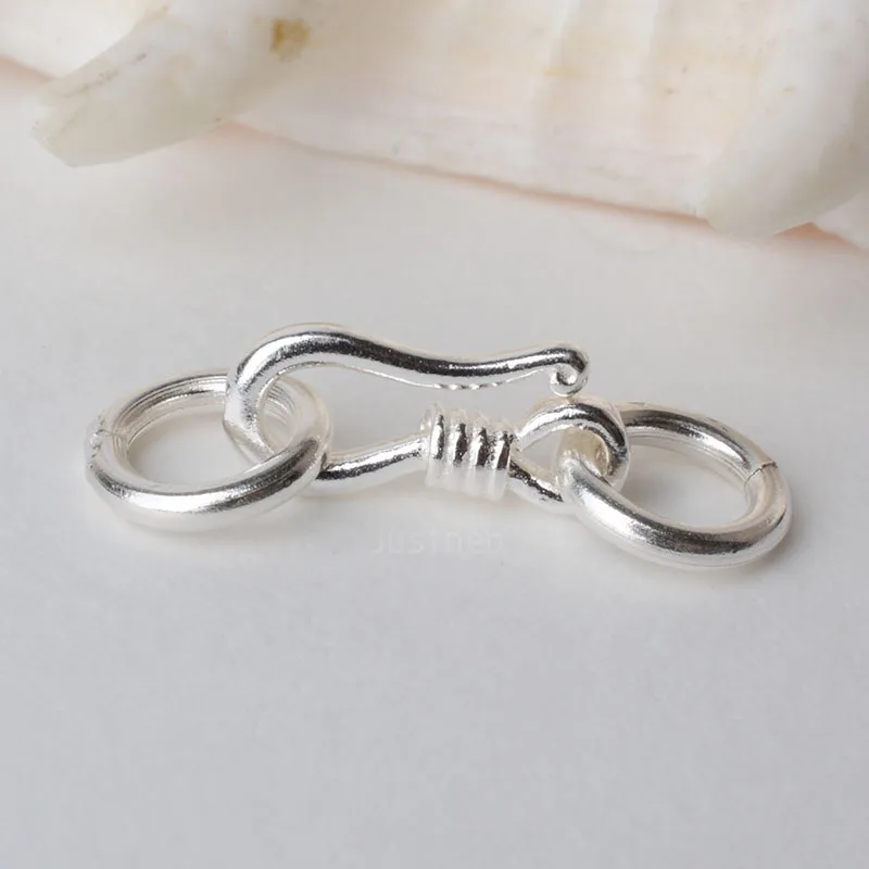 Sterling Silver S Hook & Eye F - Jewelry Making Silver review and price