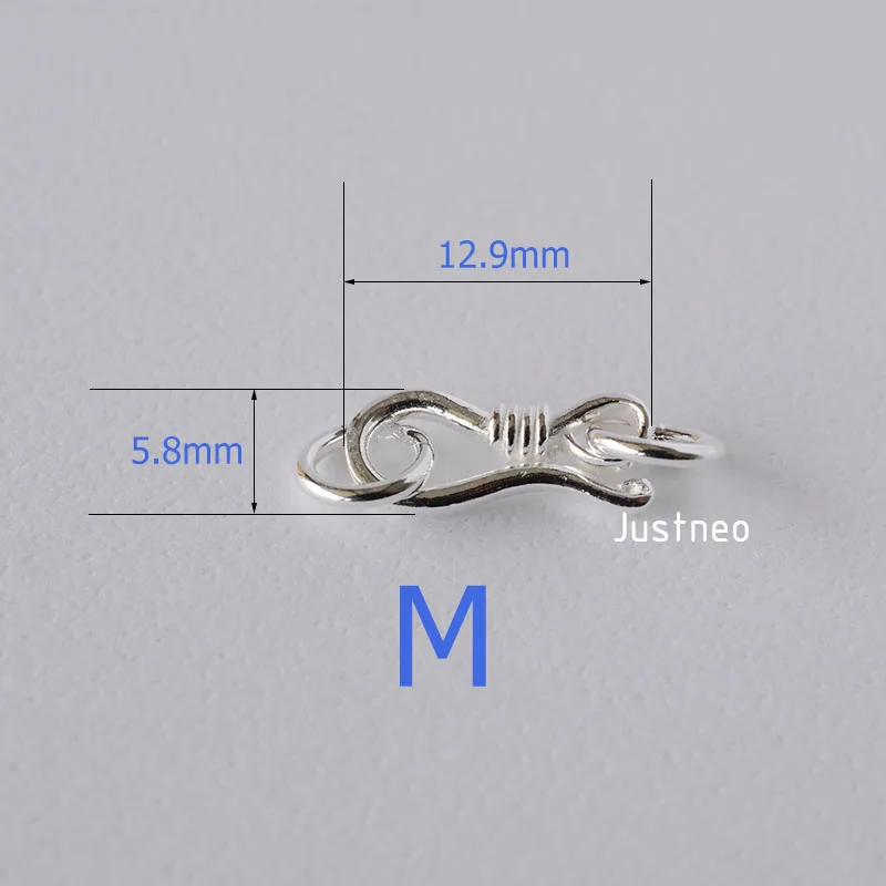 Sterling Silver S Hook & Eye F - Jewelry Making Silver review and price