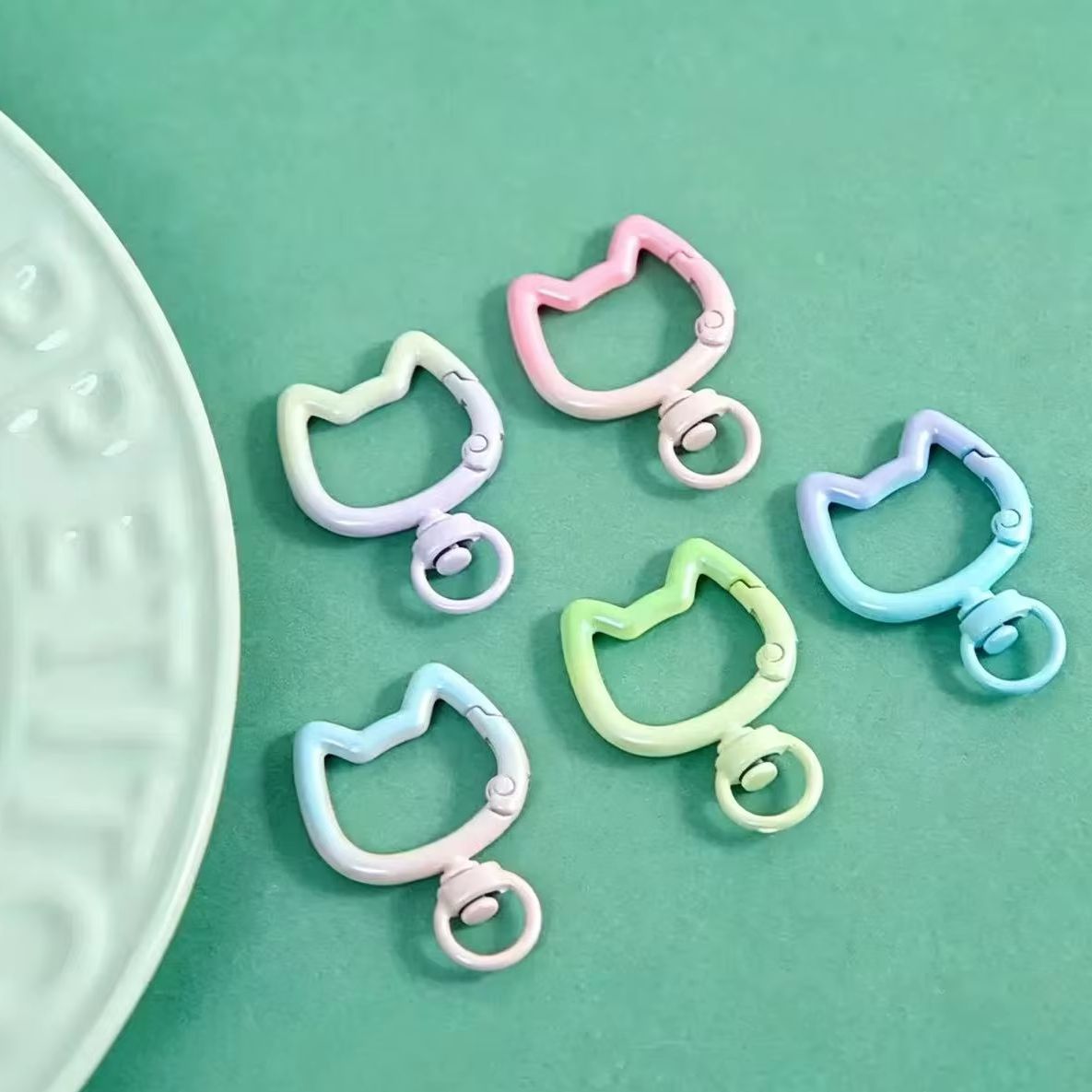 5-10PCS Gradient Cute Cat Clas - Jewelry Making Kit For Adults review and price